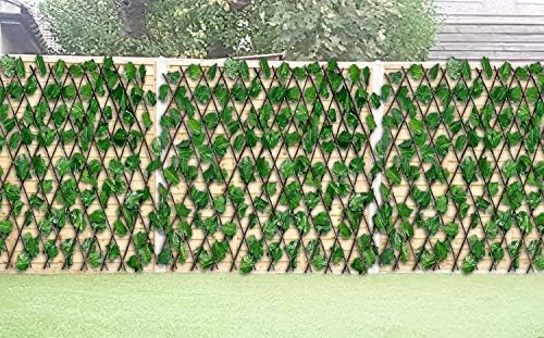 COSMOS-A Expandable Artificial Green Grass Hedge for Home and Garden Decor