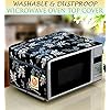 KANUSHI Industries® Microwave Oven Top Cover with 4 Utility Pockets