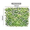 COSMOS-A Expandable Artificial Green Grass Hedge for Home and Garden Decor