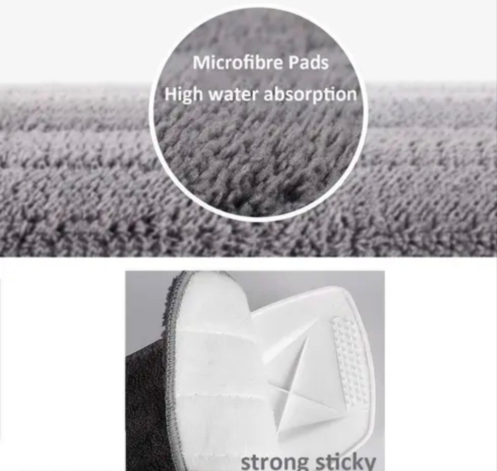 Spray Mop set with microfiber washable pad,best 360 degree easy floor cleaning for home & office,Aluminium