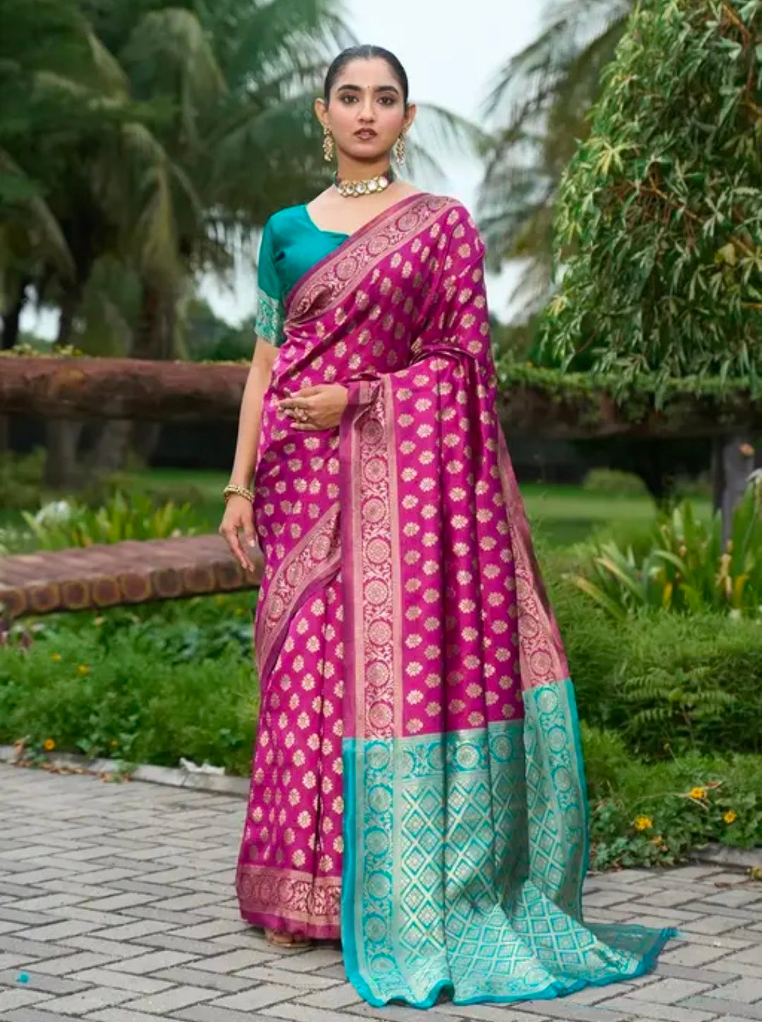 Varanga Women Kanjivaram Saree With Blouse Piece Styles Come And Go But Banarasi Silk Sarees Never Go Out