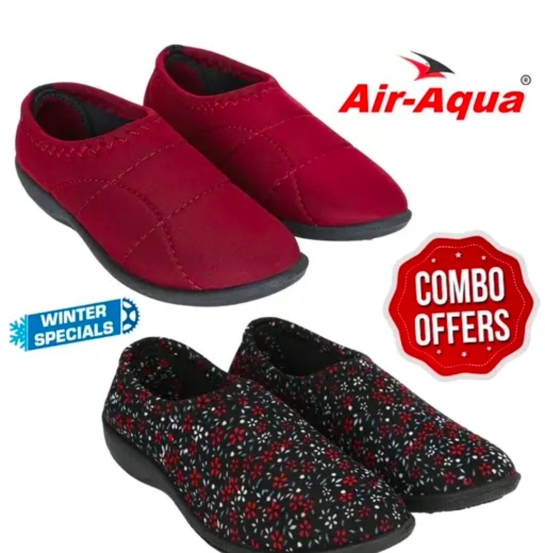 Airaqua Daily Wear Shoes/Women's Slipon Running Shoes/Winter bellies /walking/gym/traning, casual shoes