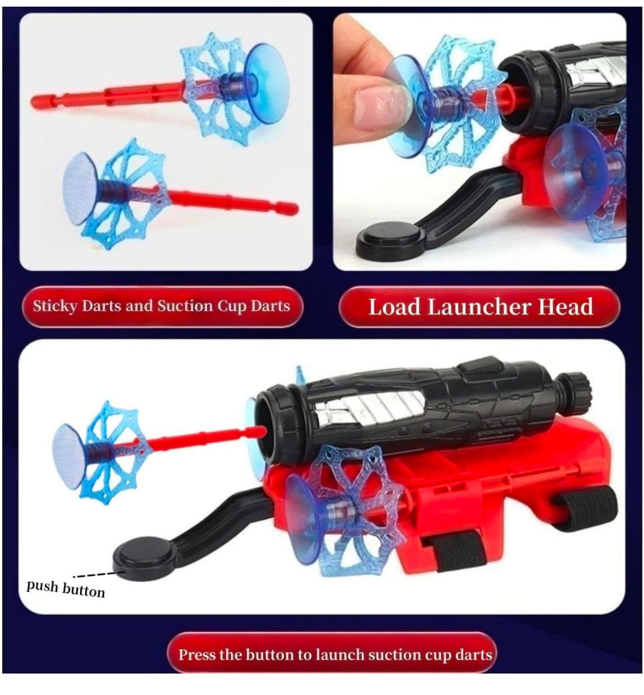 Spider Web Shooters Toy for Kids Fans, Hero Launcher Wrist Toy Set,Cosplay Launcher Bracers Accessories,Sticky Wall Soft Bomb Funny Children's Educational Toys