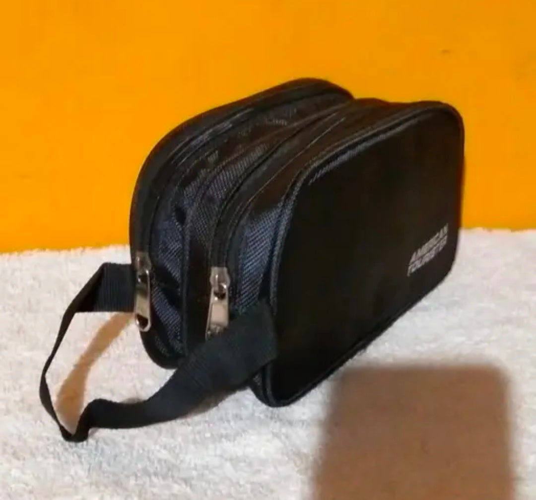 PU Multipurpose Pouch for Toiletry, Travel, Shaving Kit, Storage Organiser Bag for Men & Women