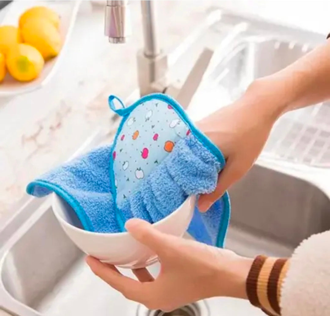 Krishna hand towel for kitchen napkin pack of 6 - napkin | hand napkin | kitchen napkin | kitchen towel | baby towel | microfibre kitchen towel | hanging hand towel
