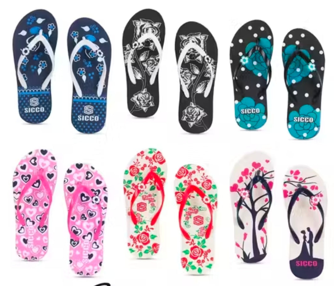 SICCO Slippers for women pack of 6