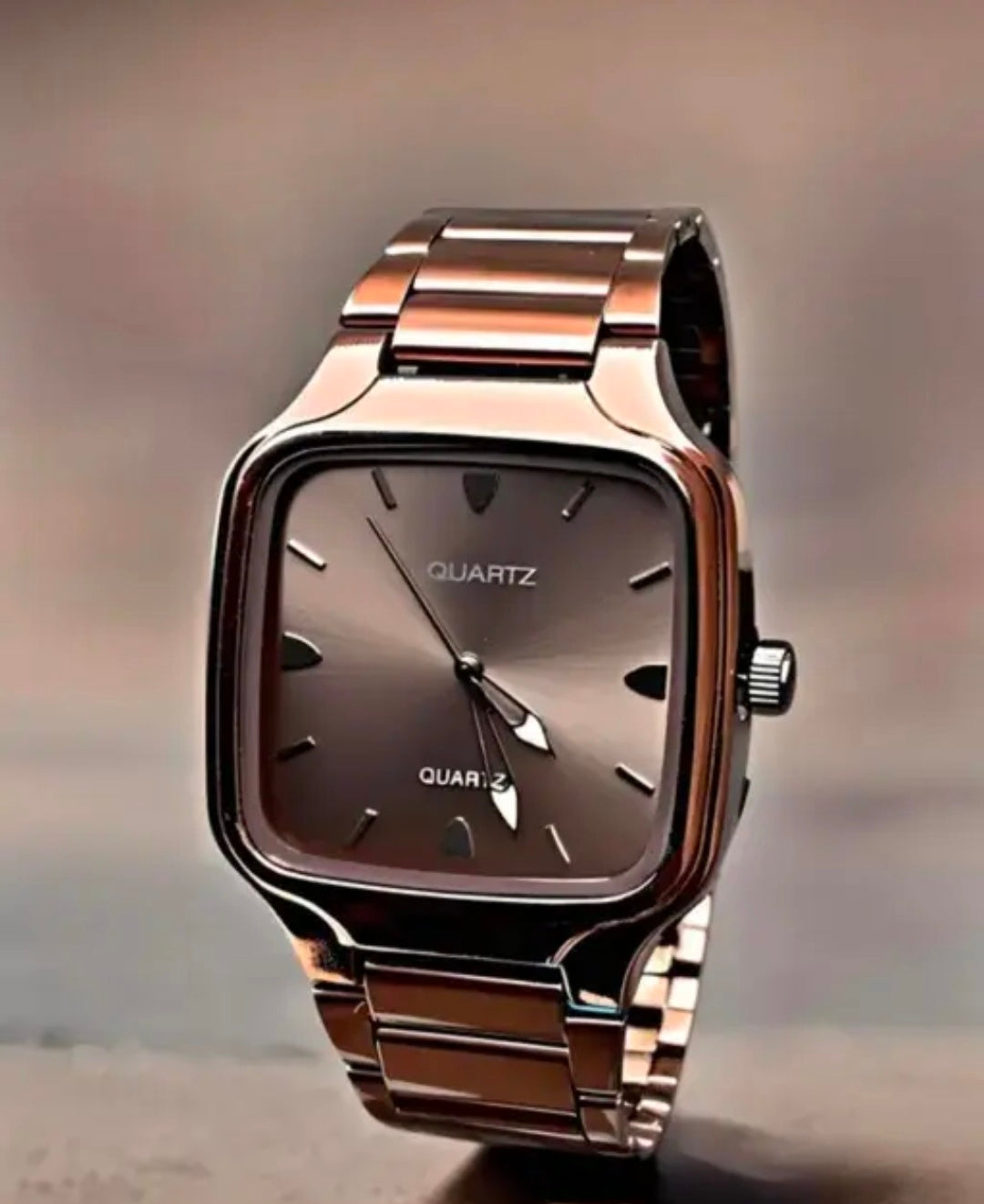 Vishnu watches Men’s Stylish Analog Watch Classic Dial with Durable Strap Everyday Casual Formal Wear Timepiece (Black)