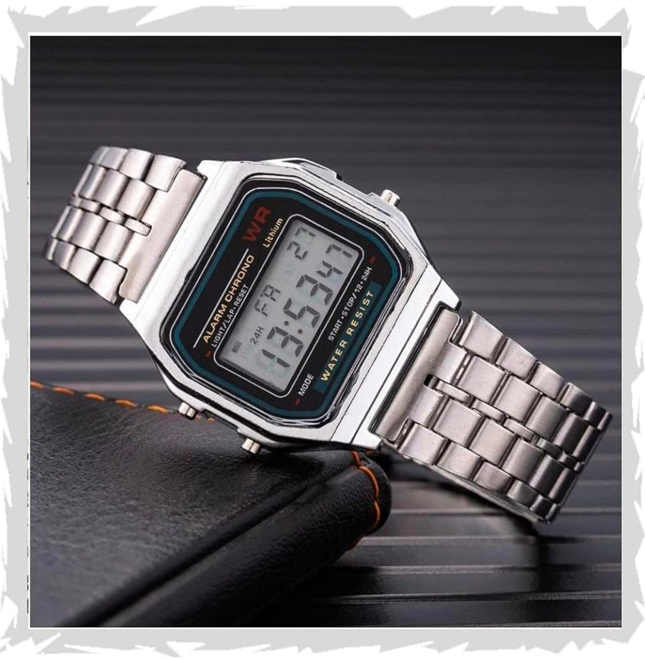 Premium Brand Digital 4 Colours Square Dial Unisex Wrist Watch for Men/Women