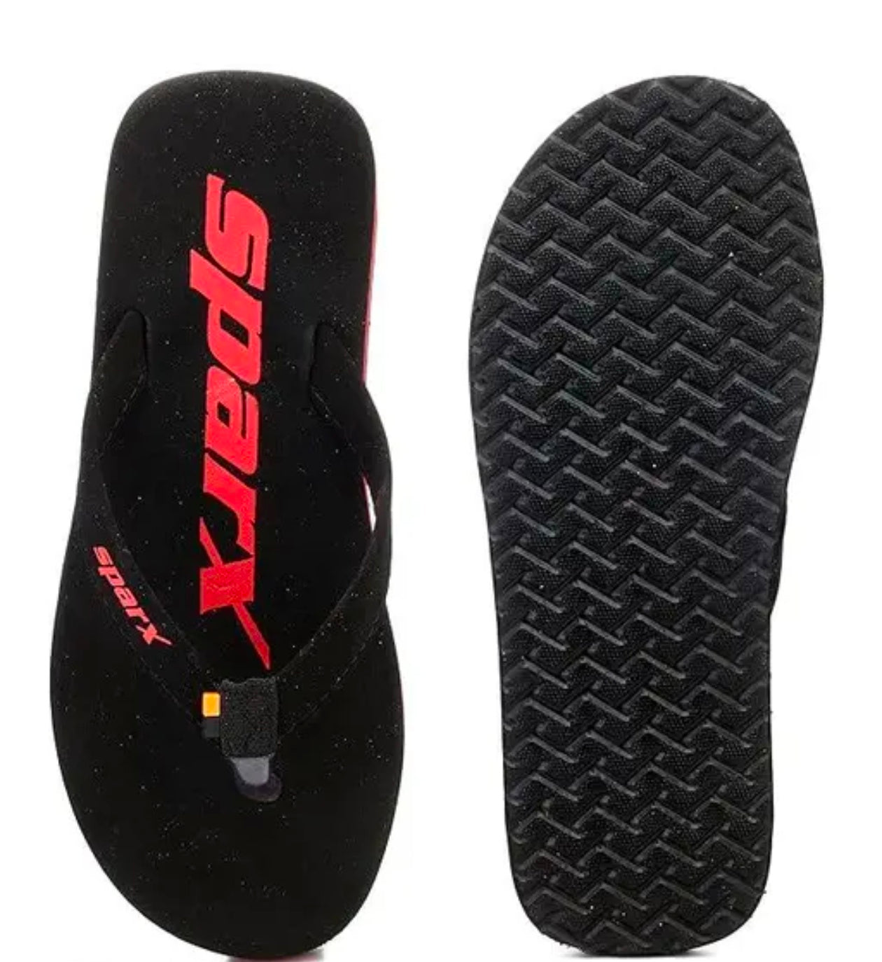 Sparx Flipflop for Men(Black Red)
