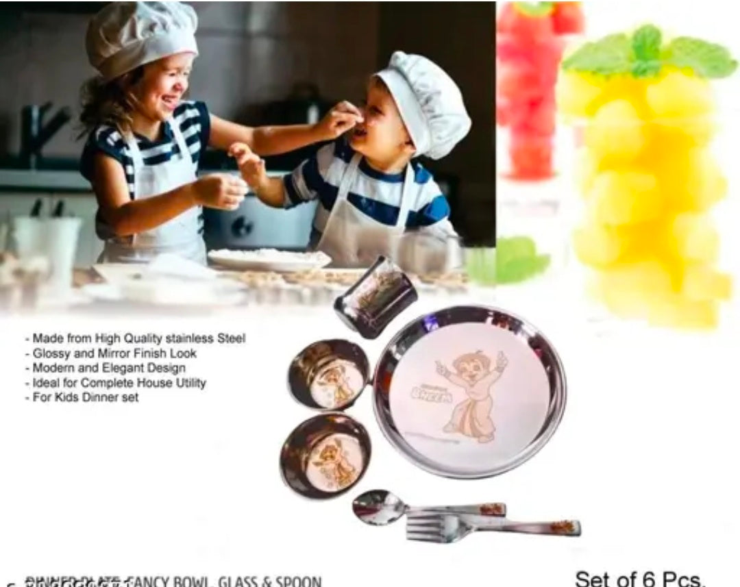 The Super Chhota bheem dinner set for kids "
Name: "The Super Chhota bheem dinner set for kids "