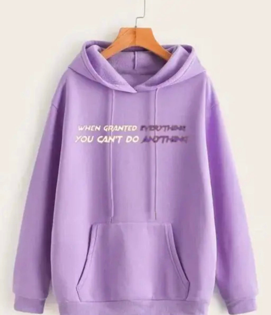 Casual Men Anime Sweatshirt Hooded for Men Regular fit Jujutsu Sweatshirt Full Sleeve Purple