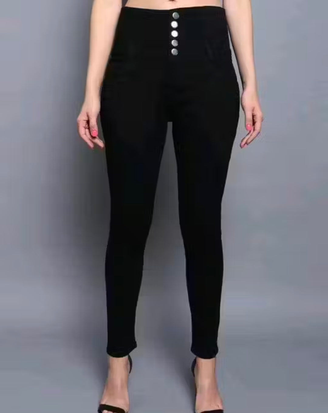 HOOZ BERRY WOMEN BLACK JEANS