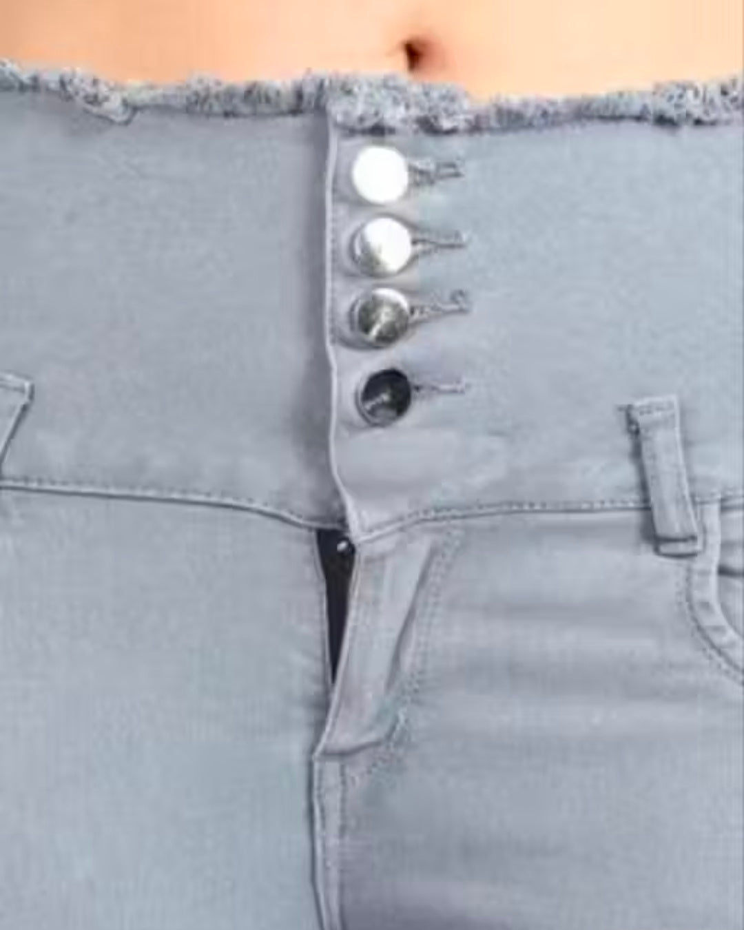 Alluring Looks high Waist women jeans|Fully Comfortable & Stretchable Febric| 5 button high waist| Grey Jeans