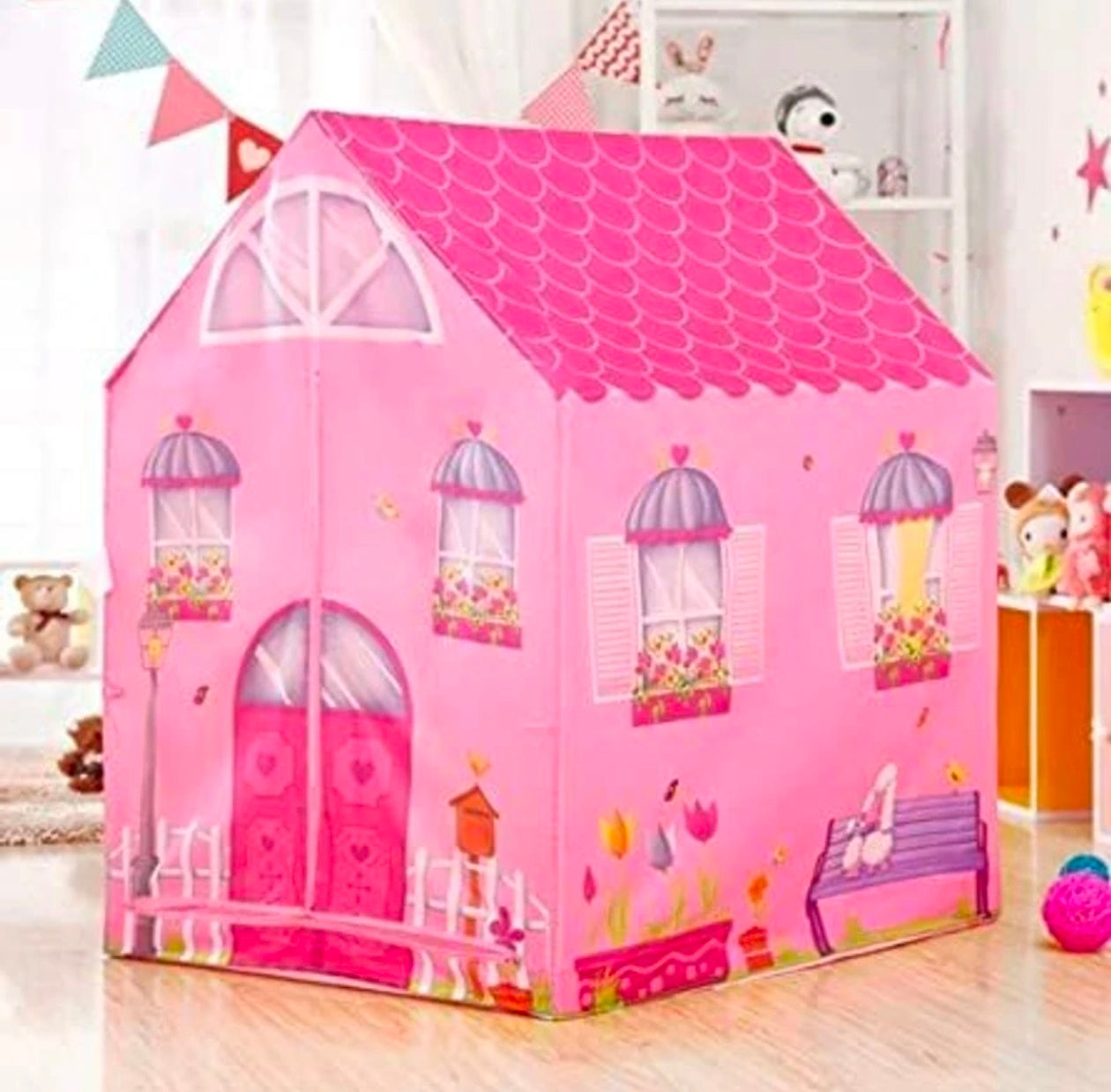 Nutriverse Doll House Kids Play Tent House for Girls and Boys Toy Home (Multicolor)