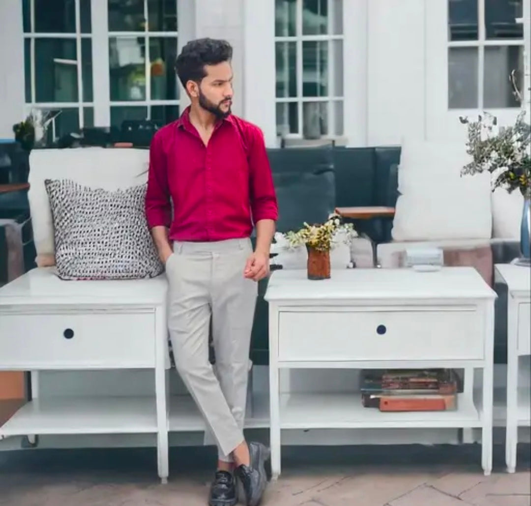 GLAUCUS Premium Elegant Men Formal Trouser Pant