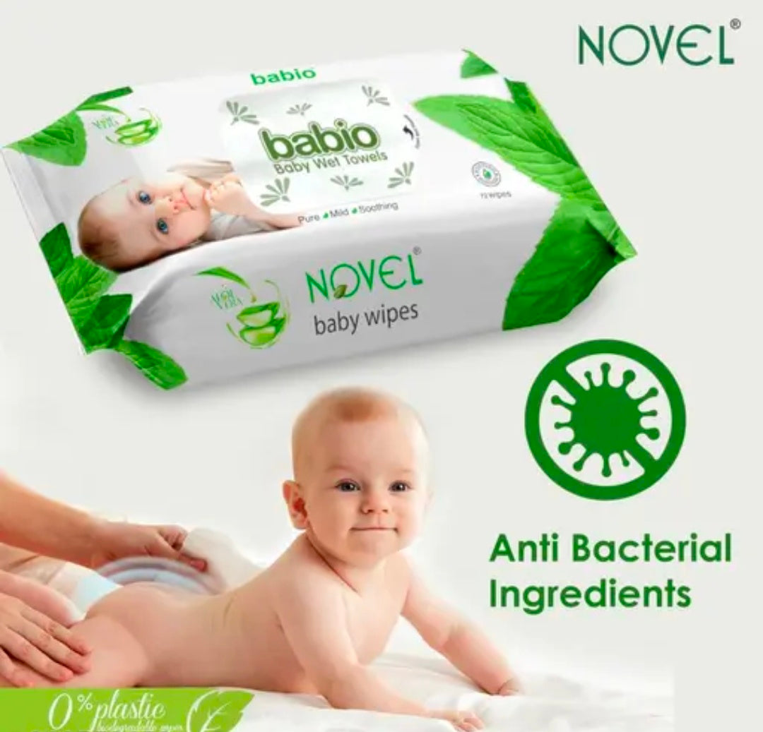 Baby Wipes 72 Sheets/Pack of 6 (432 Wipes)