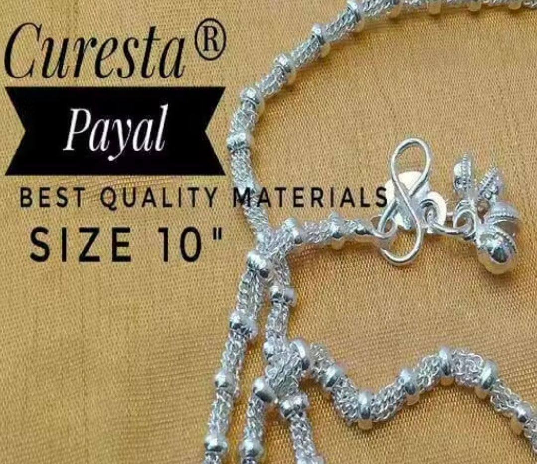 SILVER PAYAL ANKLET chain payal sakla regular daily use payal