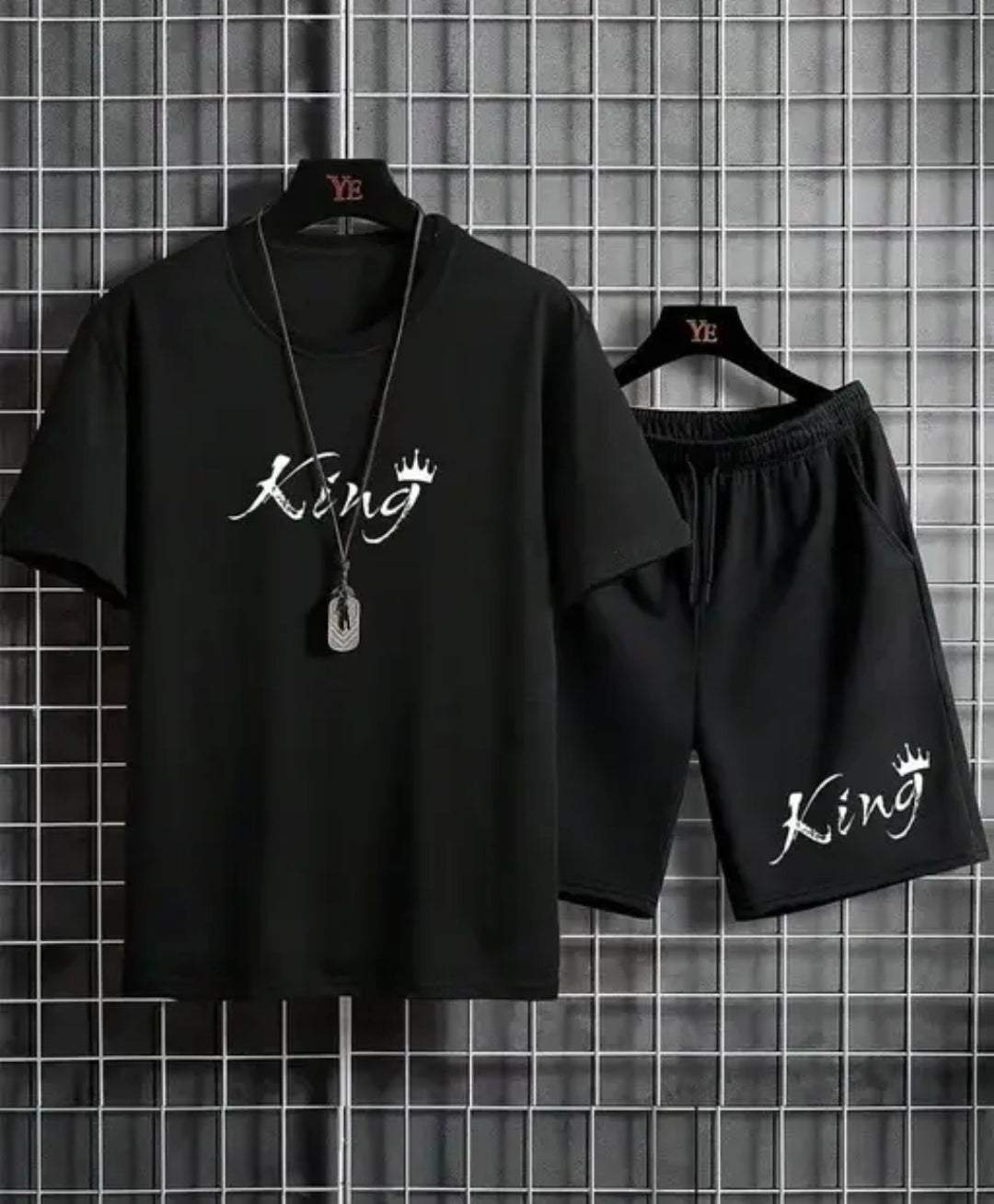 MEN'S POLYESTER PRINTED ROUND NECK SHORT SLEEVES BLACK BIRD PRINTED TRACKSUIT - HALF TSHIRT & SHORTS | MEN'S TRACK SUIT | TRACK SUIT FOR MEN | BLACK TRACK SUIT FOR MEN'S | BOYS TRACK SUIT | POLYESTER TRACK SUIT | TRACK SUIT
Name: MEN'S POLYESTER PRINTED R