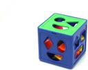 RAINBOW RIDERS Shape Sorting Cube colors