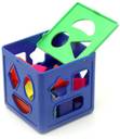 RAINBOW RIDERS Shape Sorting Cube colorful shapes