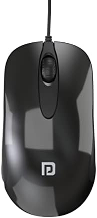 Portronics Toad 101 Wired Optical Mouse with 1200 DPI, Plug & Play, Hi-Optical Tracking