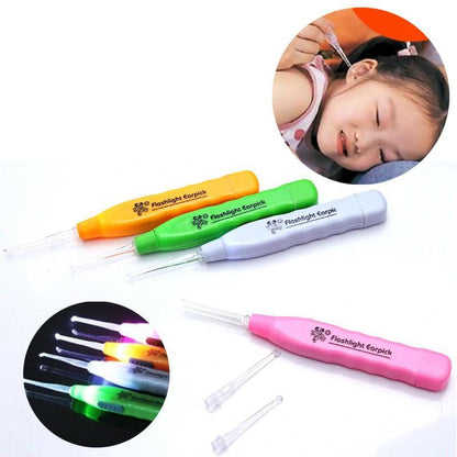 Illuminated Ear Pick & Tweezer Set: Safe, Gentle Ear Cleaning Tool