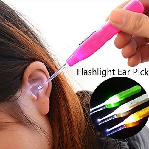 Illuminated Ear Pick & Tweezer Set: Safe, Gentle Ear Cleaning Tool