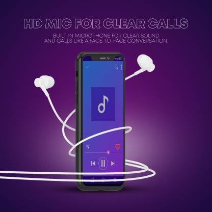 Basic In-Ear Earphones with Mic: Wired Headset for Clear Audio (2-Pack)