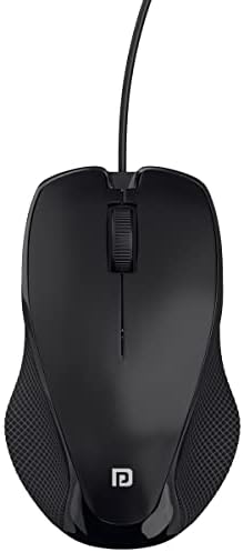 Portronics Toad 101 Wired Optical Mouse with 1200 DPI, Plug & Play, Hi-Optical Tracking