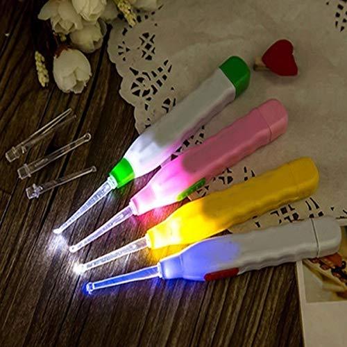 Illuminated Ear Pick & Tweezer Set: Safe, Gentle Ear Cleaning Tool