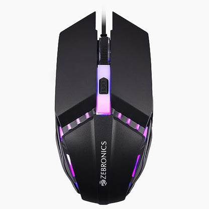 Portronics Toad 101 Wired Optical Mouse with 1200 DPI, Plug & Play, Hi-Optical Tracking