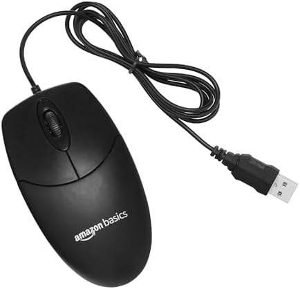 Portronics Toad 101 Wired Optical Mouse with 1200 DPI, Plug & Play, Hi-Optical Tracking