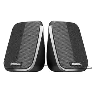 ZEBRONICS Fame 2.0 USB Computer Speakers: 5 Watts, USB Powered, AUX, Volume Control
