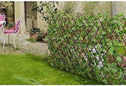 COSMOS-A Expandable Artificial Green Grass Hedge for Home and Garden Decor