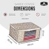 BB BACKBENCHERS Premium Saree Storage Bags for Wardrobe Organization - 6 Pack