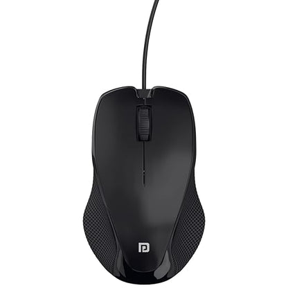Portronics Toad 101 Wired Optical Mouse with 1200 DPI, Plug & Play, Hi-Optical Tracking