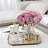 Elegant Gold Geometric Metal Vase with Glass Insert for Home Decor