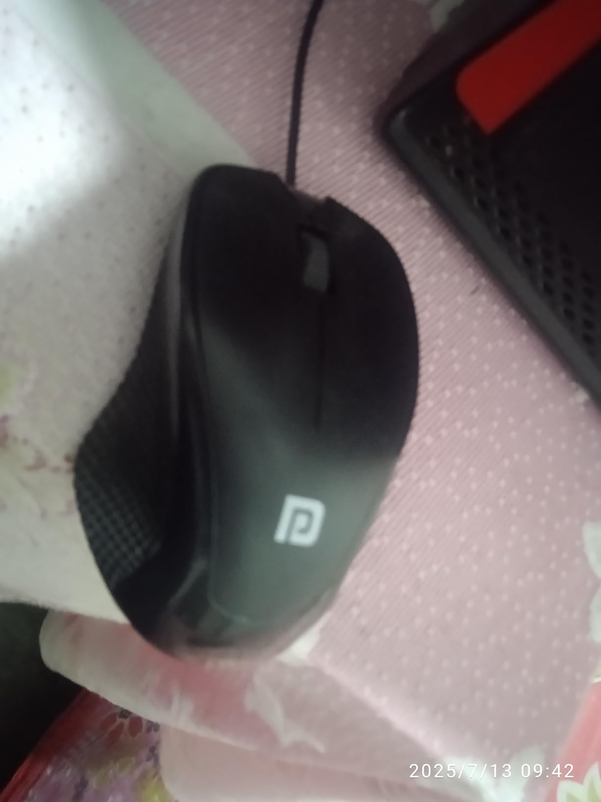 Portronics Toad 101 Wired Optical Mouse with 1200 DPI, Plug & Play, Hi-Optical Tracking