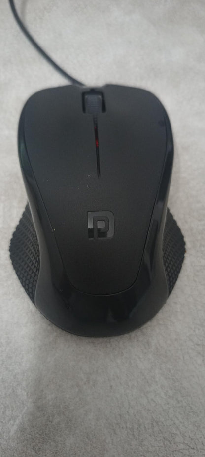 Portronics Toad 101 Wired Optical Mouse with 1200 DPI, Plug & Play, Hi-Optical Tracking