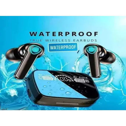 M19 TWS Bluetooth 5.1 Earbuds with LED Display, Touch Control, Hi-Fi Sound