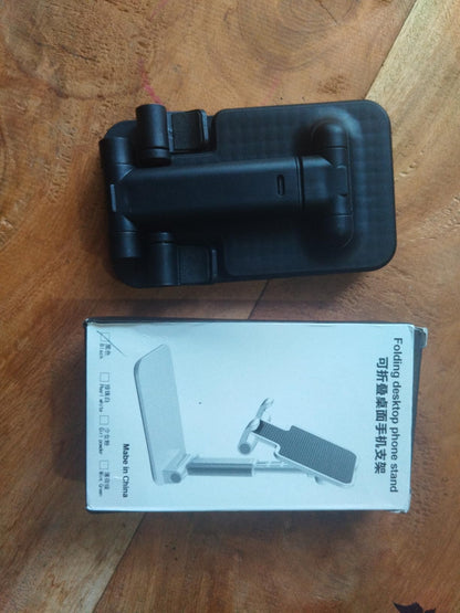 BLAXSTOC V311 Foldable Mobile Stand: Tabletop, Adjustable Phone Holder for All Devices