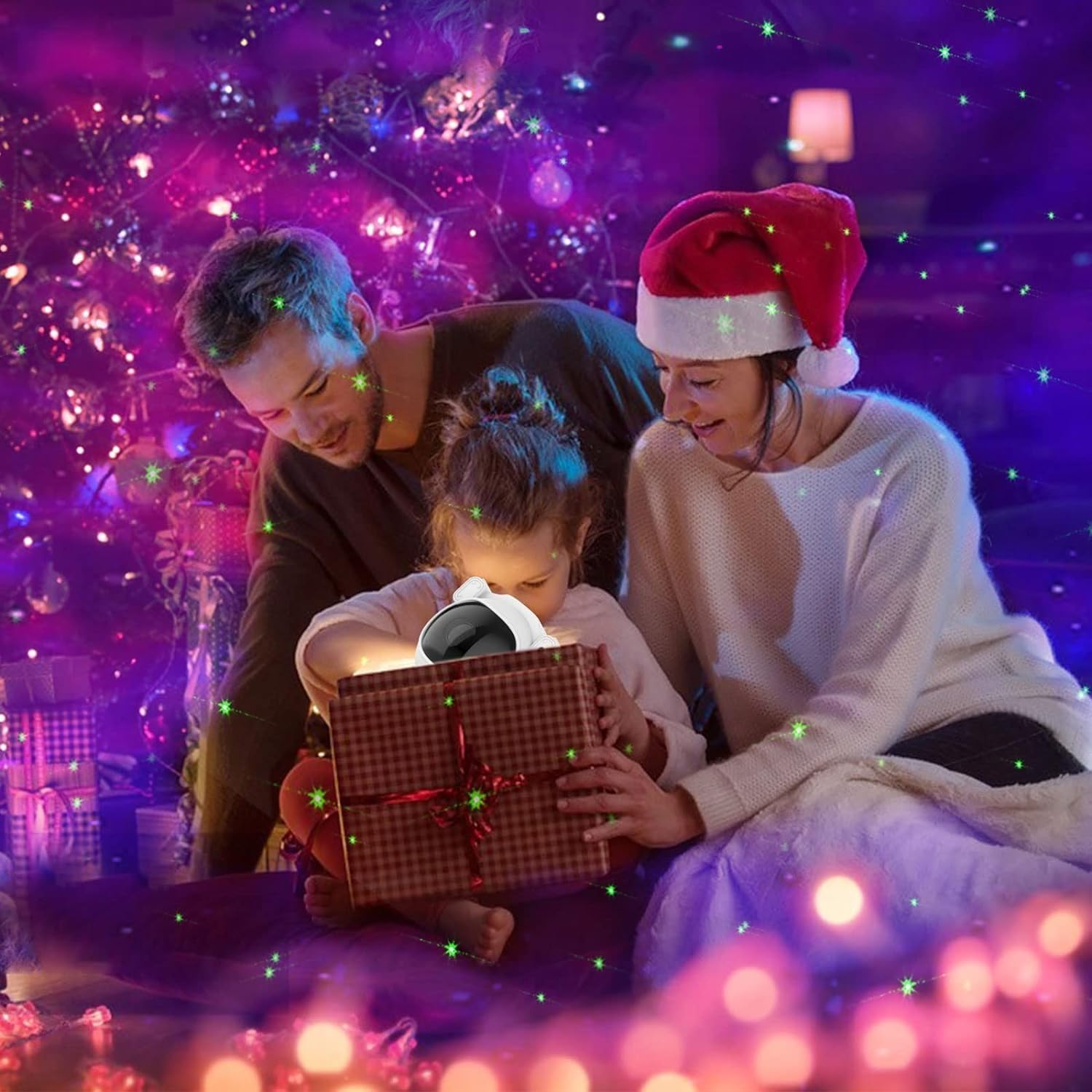 Toy Astronaut Galaxy Star Projector: Kids' LED Night Light for Bedroom Decor