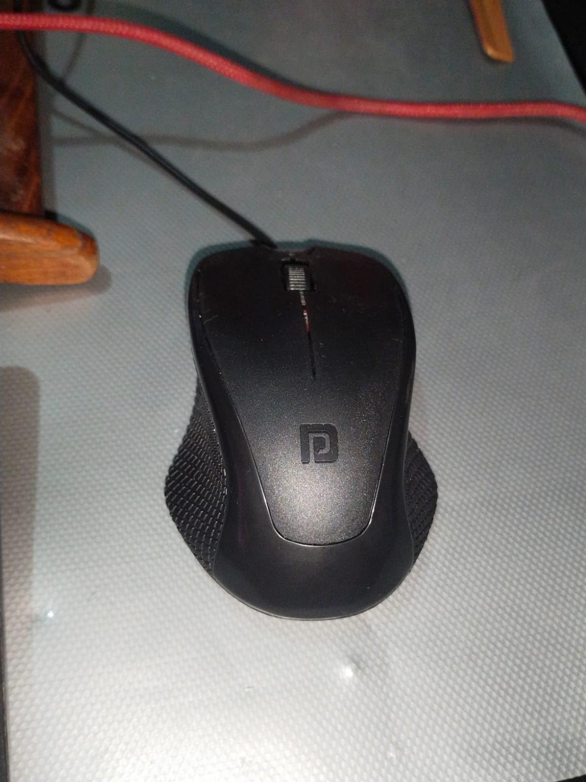 Portronics Toad 101 Wired Optical Mouse with 1200 DPI, Plug & Play, Hi-Optical Tracking