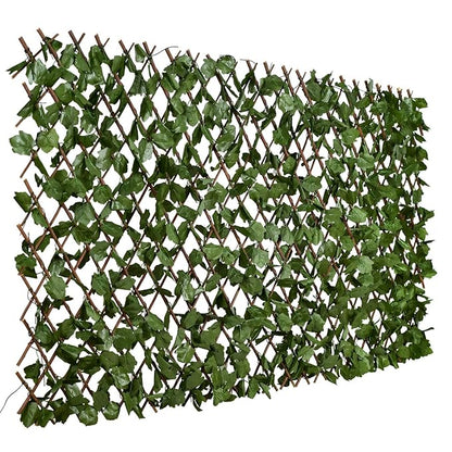COSMOS-A Expandable Artificial Green Grass Hedge for Home and Garden Decor