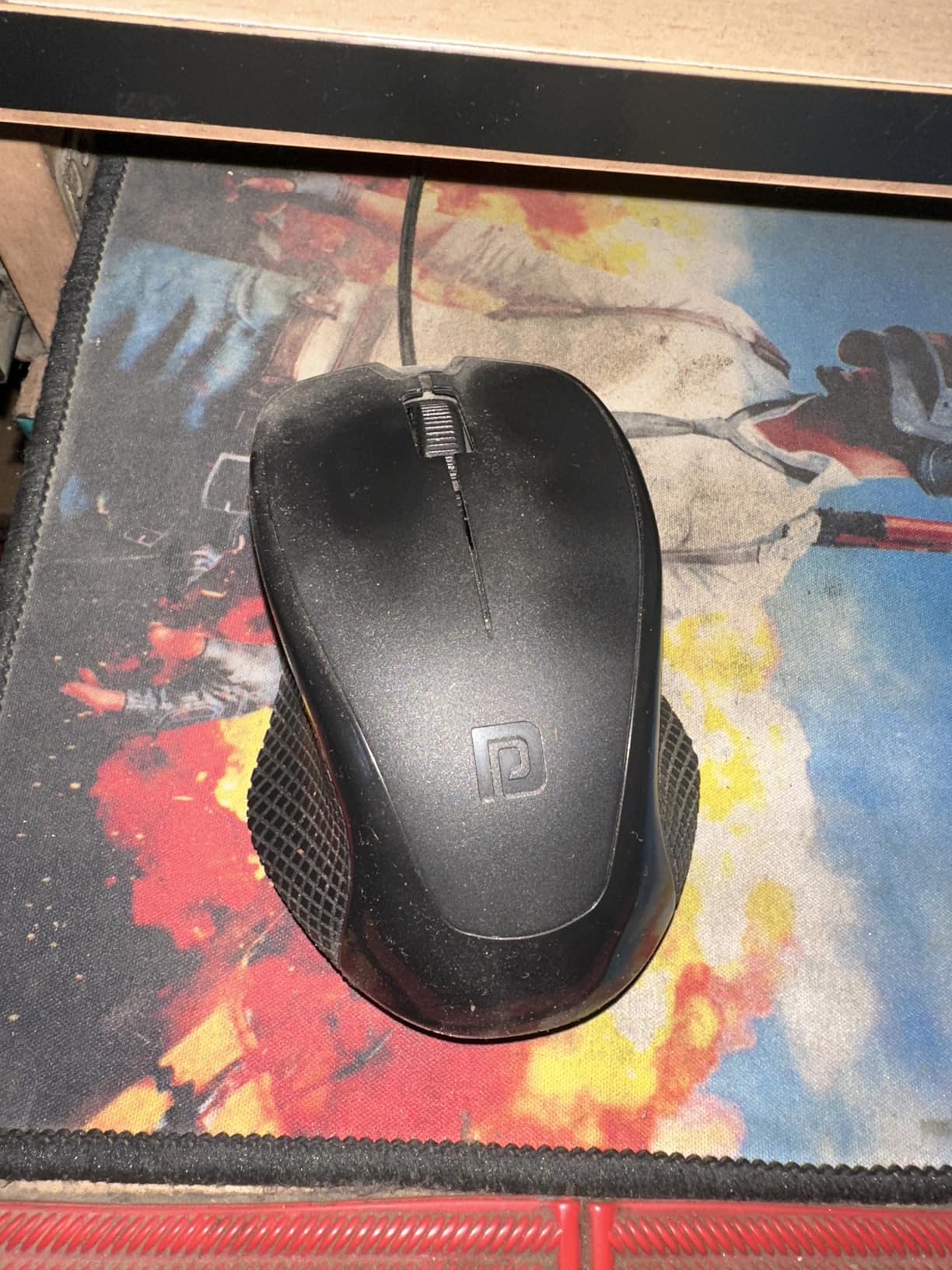 Portronics Toad 101 Wired Optical Mouse with 1200 DPI, Plug & Play, Hi-Optical Tracking