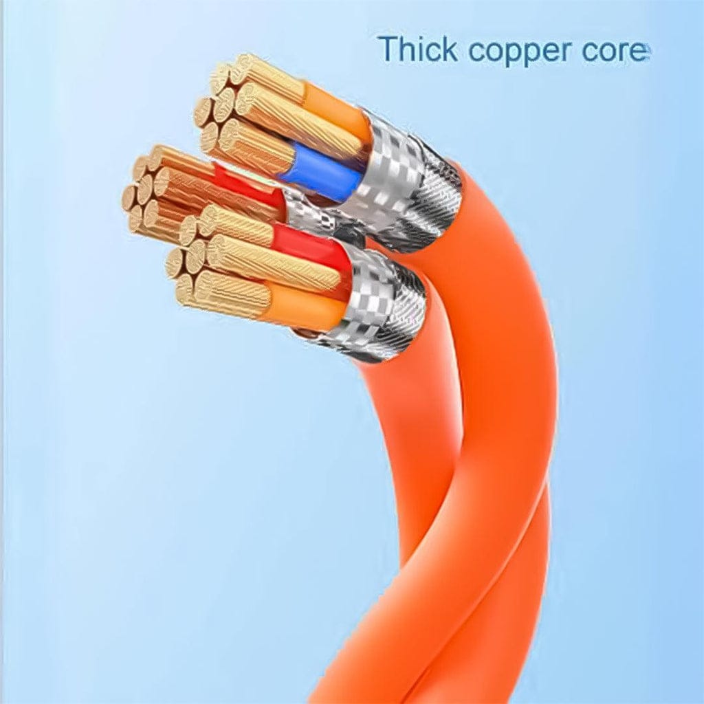 Versatile 3-in-1 Fast Charging Data Cable with LED Indicator for All Devices