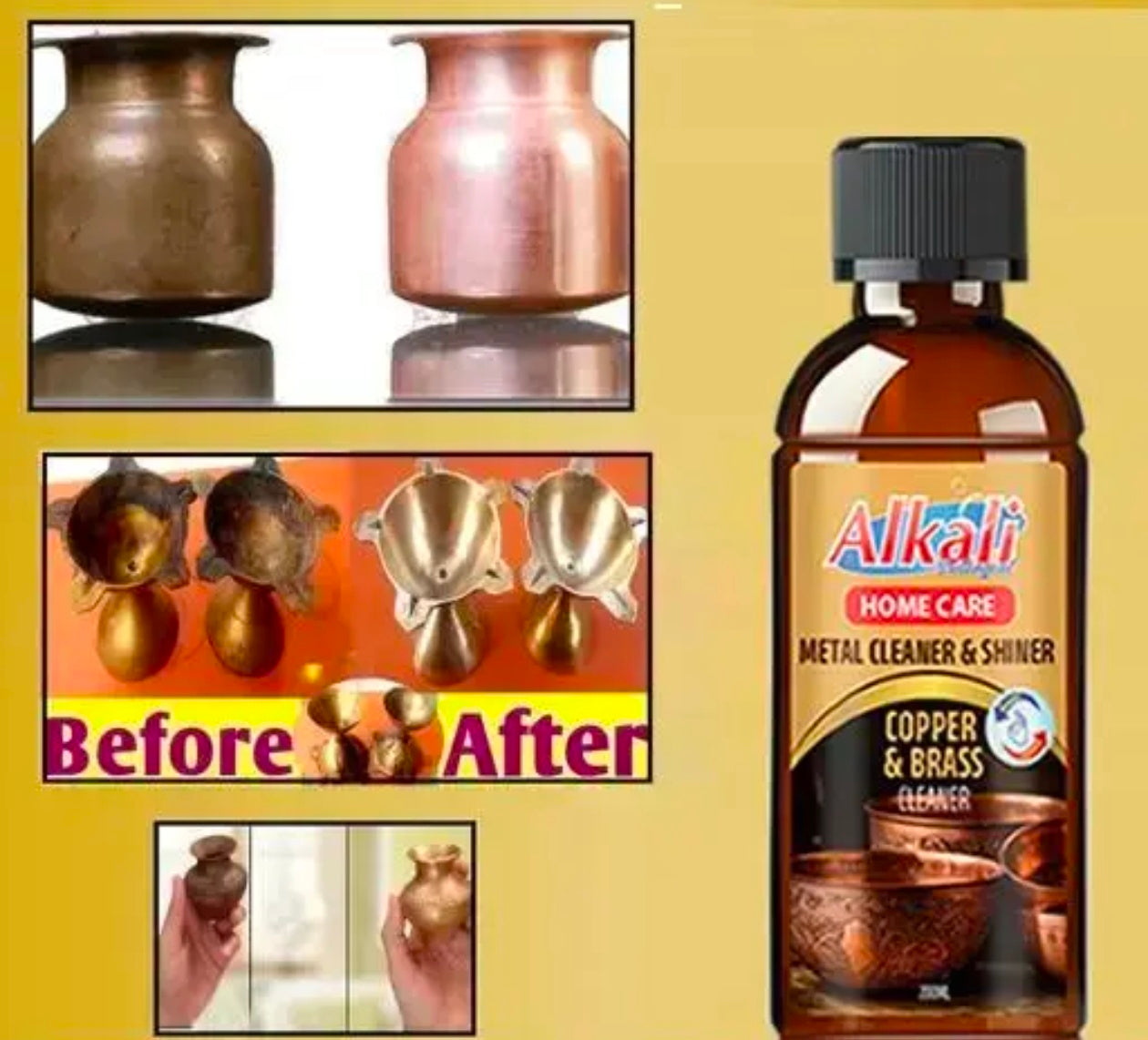 Alkali - Instant Copper & Brass Cleaning Liquid ✨