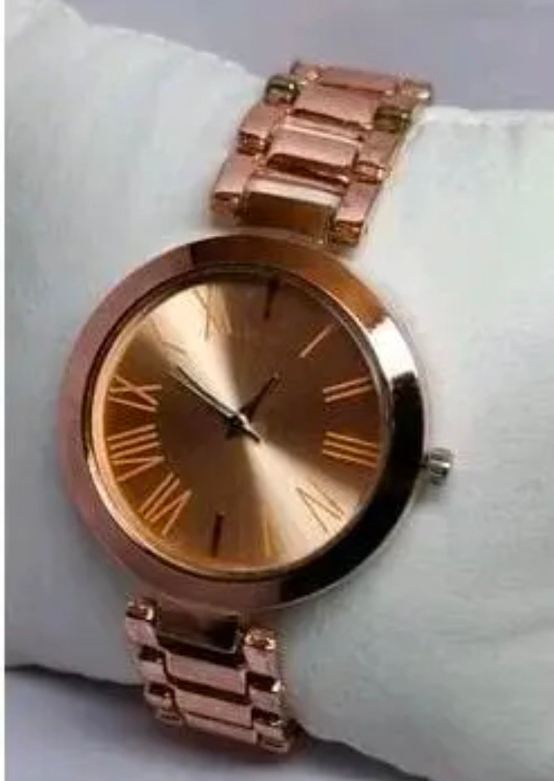 Stylish Women Beige Metal Analog Watch Combo