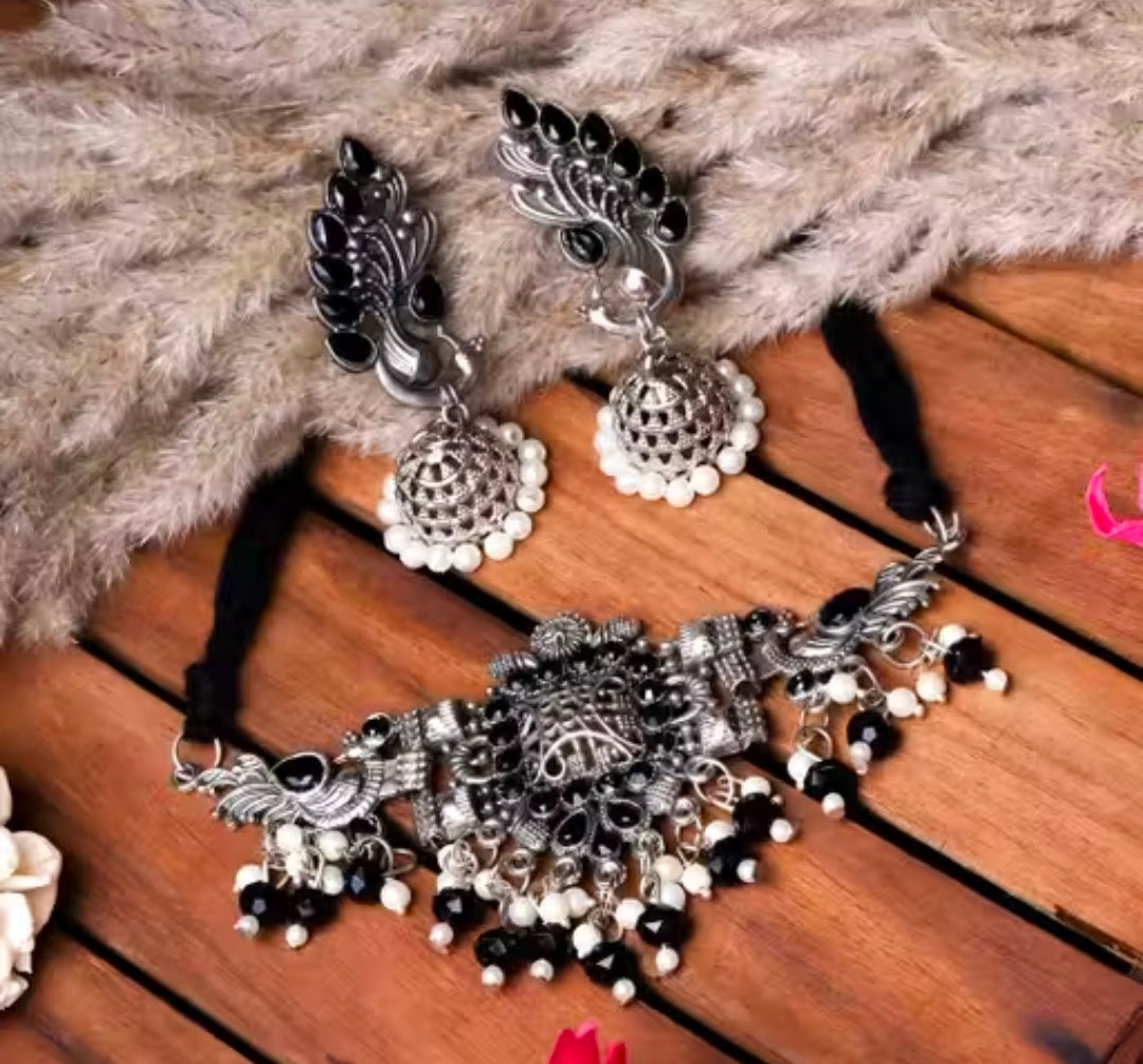 Oxicraft Combo Pack of 4 trending oxidized jewellery set