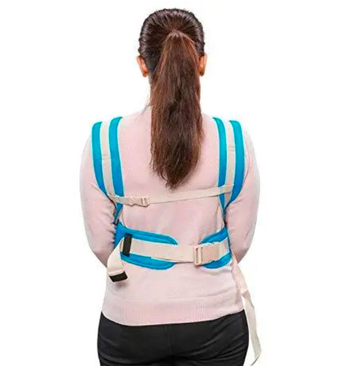 AKITO Premium Front Carrier for Baby quality Baby carrier 4 -in-1 Adjustable Baby Carrier Cum Kangaroo Bag/Honeycomb Baby Carry Sling/Back/ PACK OF 1 ( SKY )